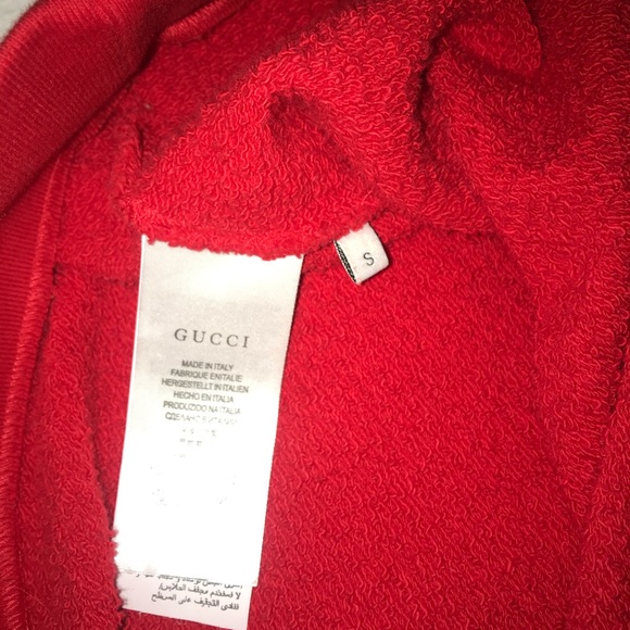 Red Gucci Coco Capitán logo sweatshirt - Picture 5 of 6